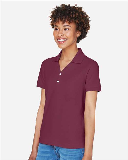Devon & Jones Women's Pima Piqué Polo D100W