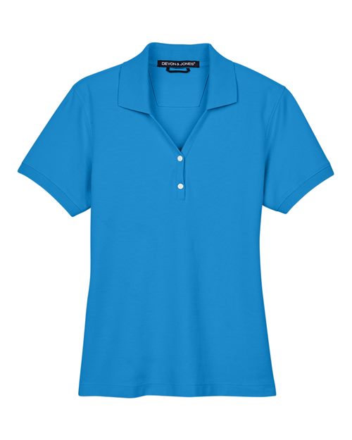 Devon & Jones Women's Pima Piqué Polo D100W