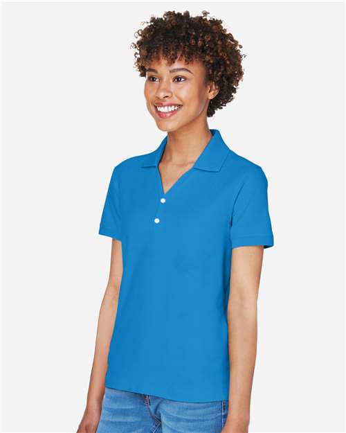 Devon & Jones Women's Pima Piqué Polo D100W