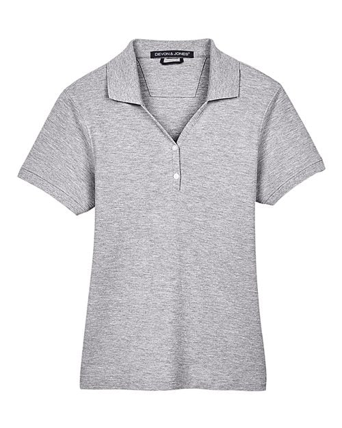 Devon & Jones Women's Pima Piqué Polo D100W
