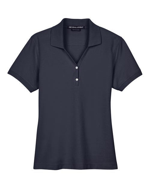 Devon & Jones Women's Pima Piqué Polo D100W