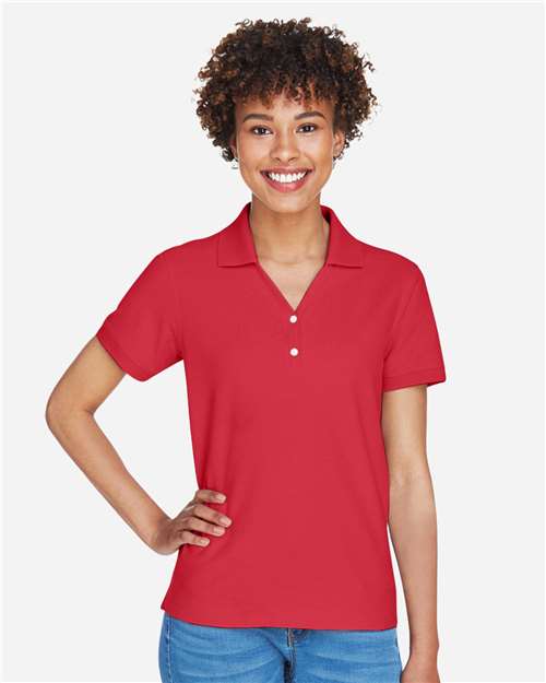 Devon & Jones Women's Pima Piqué Polo D100W