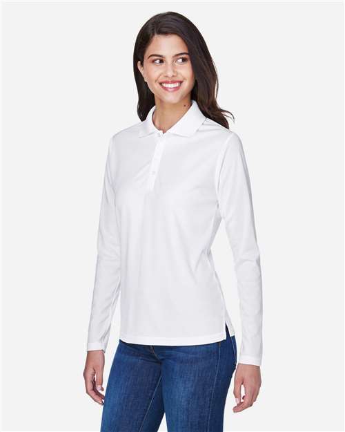 CORE365 Women's Pinnacle Performance Long Sleeve Piqué Polo 78192
