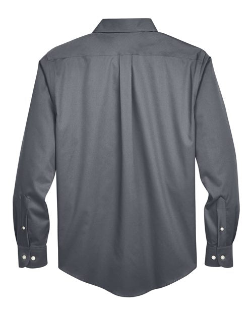 Devon & Jones Men's Crown Collection® Solid Stretch Twill Woven Dress Shirt DG530