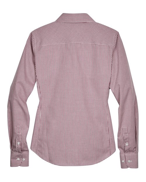 Devon & Jones Women's Crown Collection® Gingham Check Woven Dress Shirt D640W