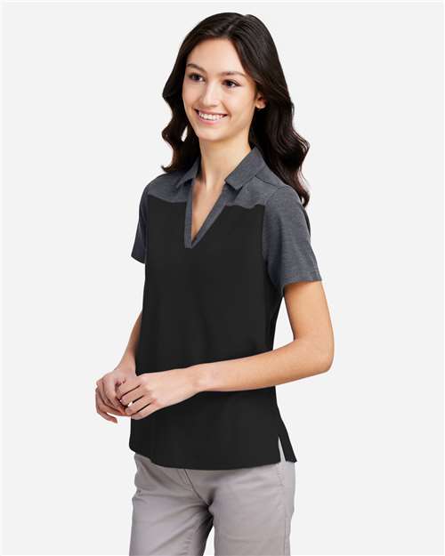 CORE365 Women's Fusion ChromaSoft™ Colorblock Polo CE112CW