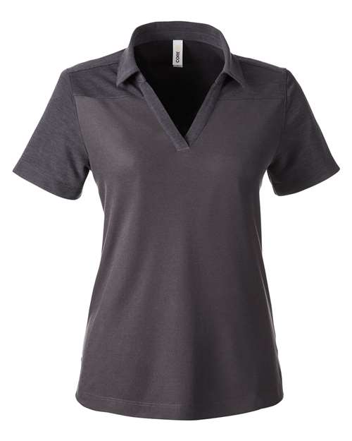 CORE365 Women's Fusion ChromaSoft™ Colorblock Polo CE112CW