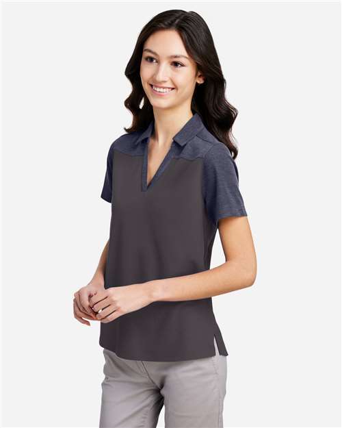 CORE365 Women's Fusion ChromaSoft™ Colorblock Polo CE112CW