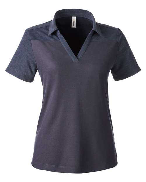 CORE365 Women's Fusion ChromaSoft™ Colorblock Polo CE112CW