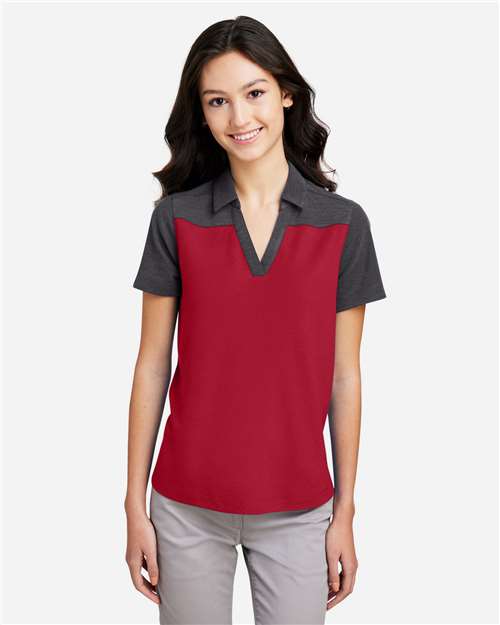 CORE365 Women's Fusion ChromaSoft™ Colorblock Polo CE112CW