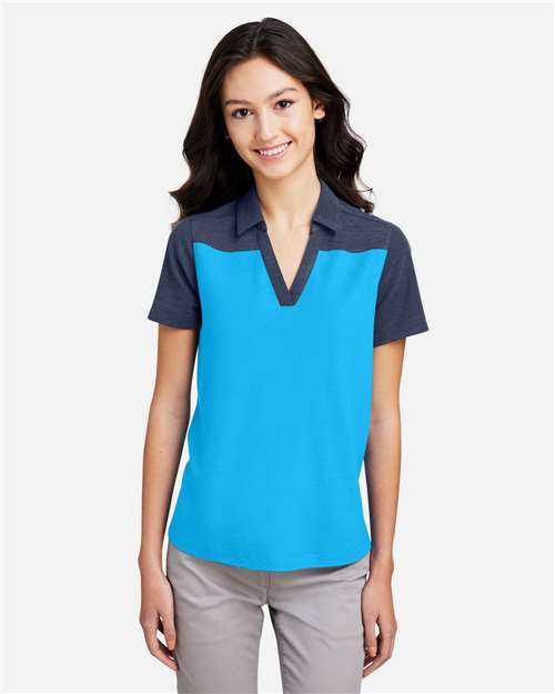 CORE365 Women's Fusion ChromaSoft™ Colorblock Polo CE112CW