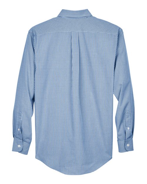 Devon & Jones Men's Crown Collection® Gingham Check Woven Dress Shirt D640