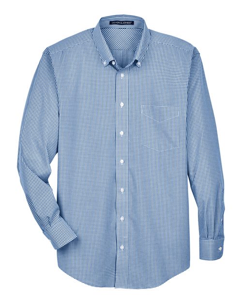 Devon & Jones Men's Crown Collection® Gingham Check Woven Dress Shirt D640