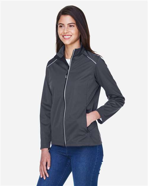 CORE365 Women's Techno Lite Three-Layer Knit Tech-Shell CE708W