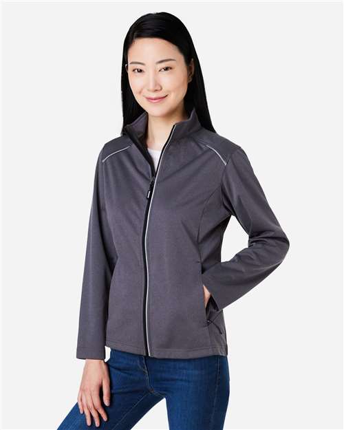 CORE365 Women's Techno Lite Three-Layer Knit Tech-Shell CE708W