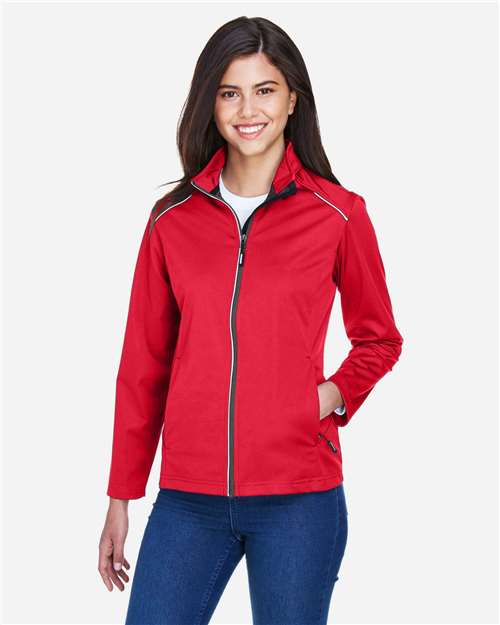 CORE365 Women's Techno Lite Three-Layer Knit Tech-Shell CE708W