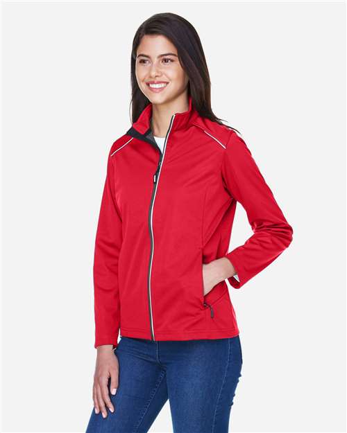 CORE365 Women's Techno Lite Three-Layer Knit Tech-Shell CE708W