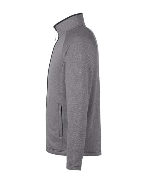 CORE365 Men's Venture Heathered Stripe Full-Zip Jacket CE72