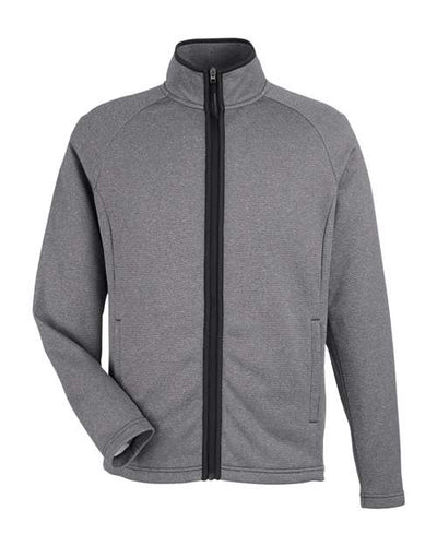 Heathered Stripe Full-Zip