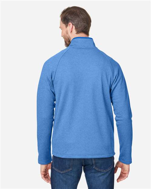 CORE365 Men's Venture Heathered Stripe Full-Zip Jacket CE72