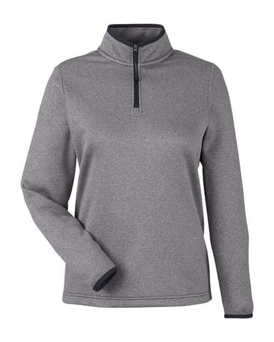 Women's Heathered Stripe Quarter-Zip