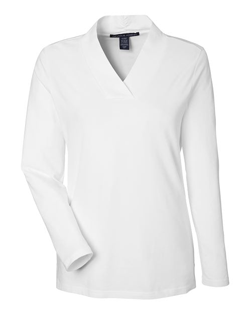 Devon & Jones Women's Raleigh Shawl Collar Knit Top DP121W