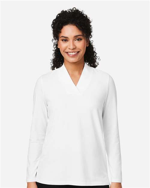 Devon & Jones Women's Raleigh Shawl Collar Knit Top DP121W