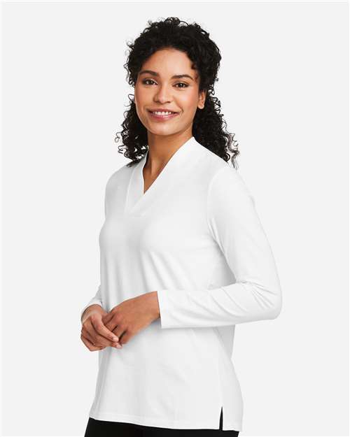 Devon & Jones Women's Raleigh Shawl Collar Knit Top DP121W