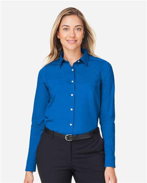Devon & Jones Women's CrownLux Performance® Spencer Poplin Dress Shirt DG505W
