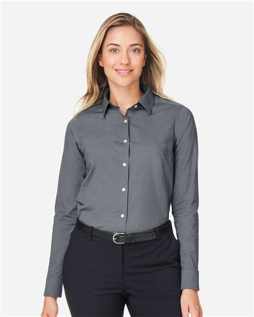 Devon & Jones Women's CrownLux Performance® Spencer Poplin Dress Shirt DG505W