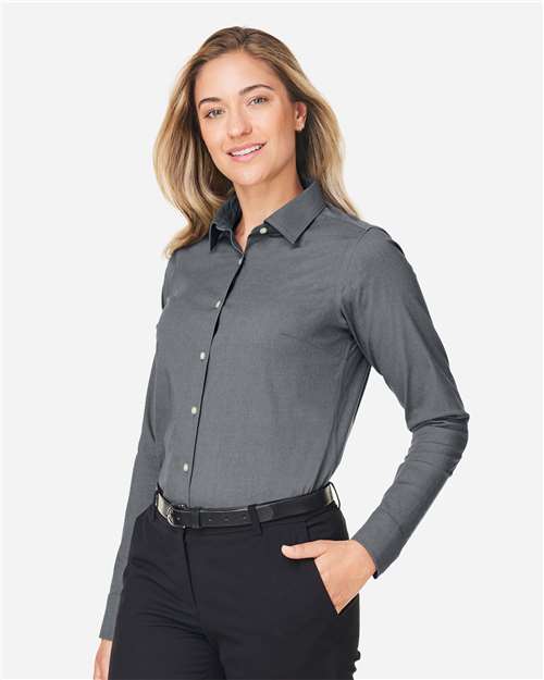 Devon & Jones Women's CrownLux Performance® Spencer Poplin Dress Shirt DG505W