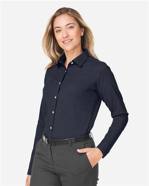 Devon & Jones Women's CrownLux Performance® Spencer Poplin Dress Shirt DG505W