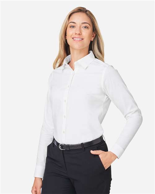 Devon & Jones Women's CrownLux Performance® Spencer Poplin Dress Shirt DG505W