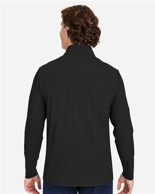Devon & Jones Men's CrownLux Performance® Windsor Welded Quarter-Zip Pullover DG410