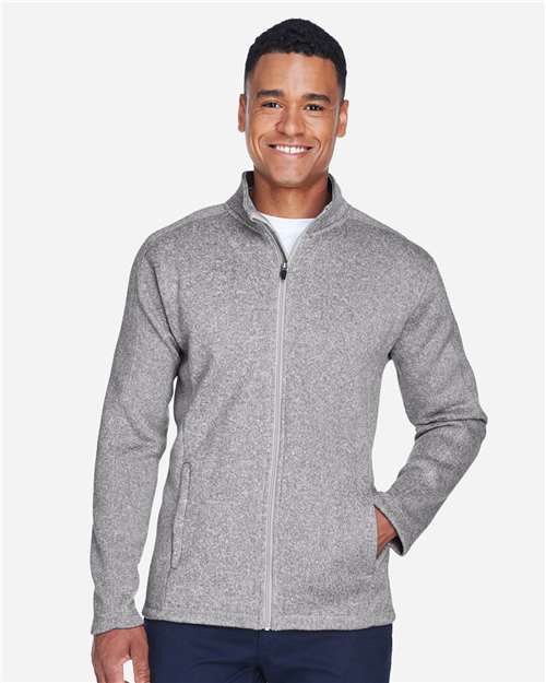 Devon & Jones Men's Bristol Full-Zip Sweater Fleece Jacket DG793