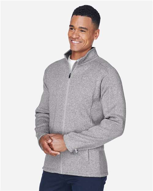Devon & Jones Men's Bristol Full-Zip Sweater Fleece Jacket DG793