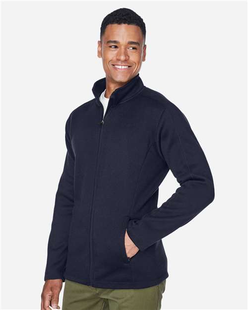 Devon & Jones Men's Bristol Full-Zip Sweater Fleece Jacket DG793
