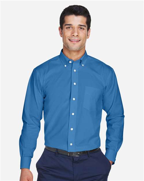 Devon & Jones Men's Crown Collection® Oxford Woven Dress Shirt D630