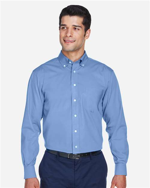 Devon & Jones Men's Crown Collection® Oxford Woven Dress Shirt D630