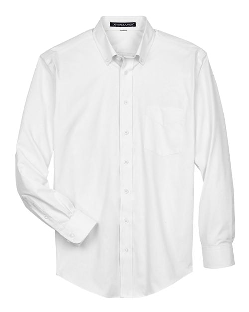 Devon & Jones Men's Crown Collection® Oxford Woven Dress Shirt D630
