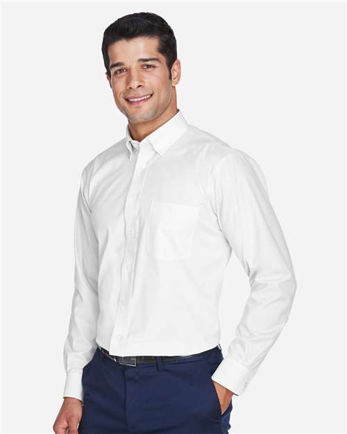 Devon & Jones Men's Crown Collection® Oxford Woven Dress Shirt D630