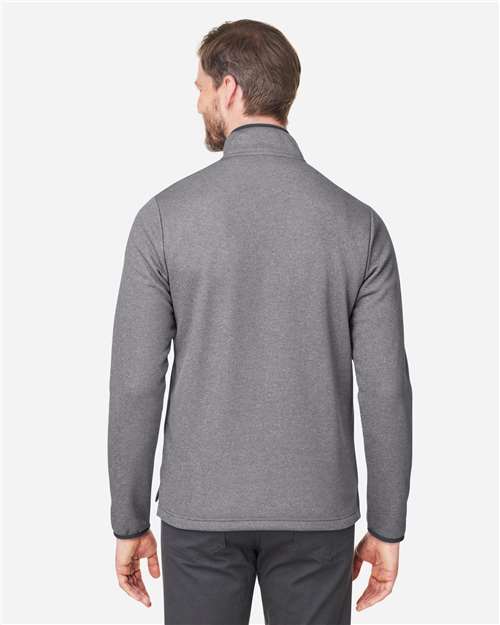 CORE365 Men's Venture Heathered Stripe Quarter-Zip Pullover CE73
