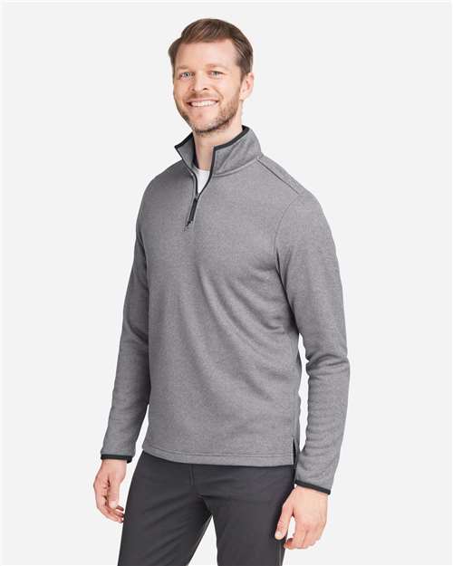 CORE365 Men's Venture Heathered Stripe Quarter-Zip Pullover CE73