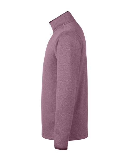CORE365 Men's Venture Heathered Stripe Quarter-Zip Pullover CE73
