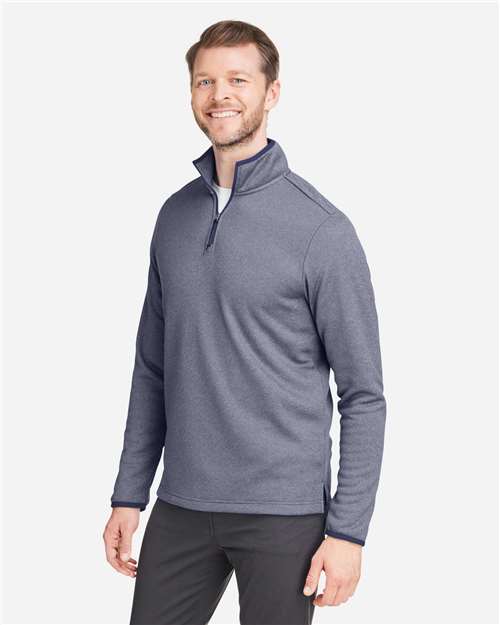 CORE365 Men's Venture Heathered Stripe Quarter-Zip Pullover CE73