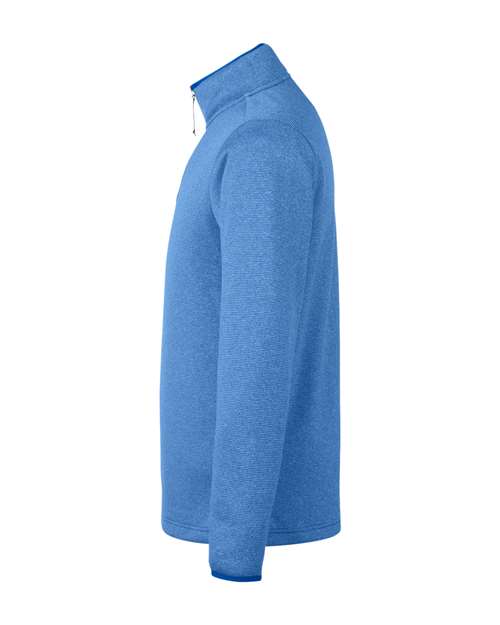 CORE365 Men's Venture Heathered Stripe Quarter-Zip Pullover CE73