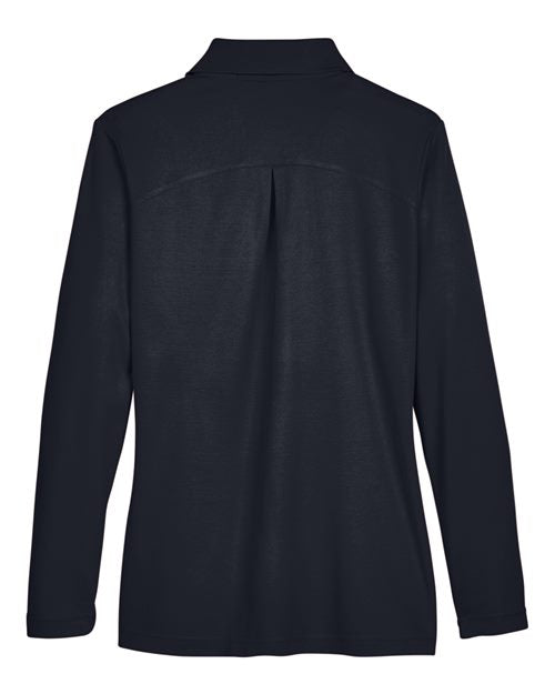 Devon & Jones Women's CrownLux Performance® Plaited Long Sleeve Polo DG20LW