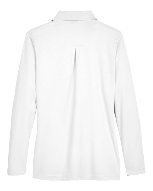 Devon & Jones Women's CrownLux Performance® Plaited Long Sleeve Polo DG20LW