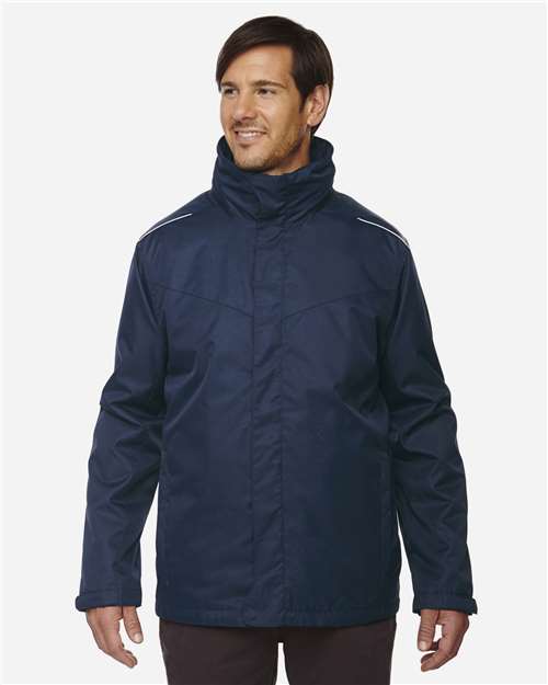 CORE365 Men's Tall Region 3-in-1 Jacket with Fleece Liner 88205T