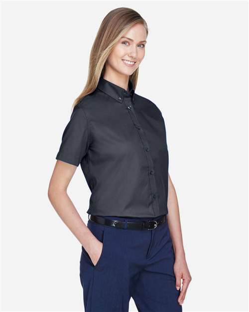 CORE365 Women's Optimum Short Sleeve Twill Shirt 78194